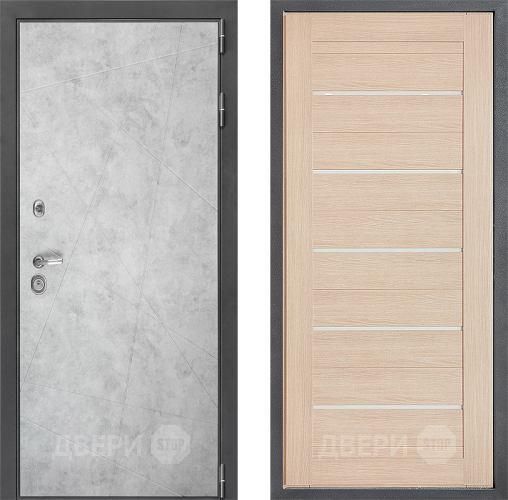 Входная металлическая Дверь Дверной континент ДК-3/743 ФЛ-46 Капучино в Реутове