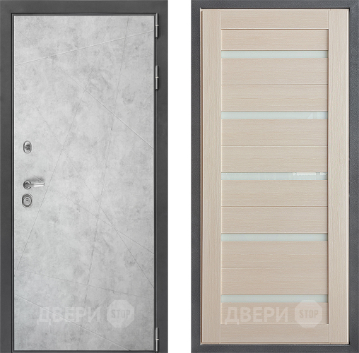 Входная металлическая Дверь Дверной континент ДК-3/743 ФЛ-47 Лиственница белая в Реутове