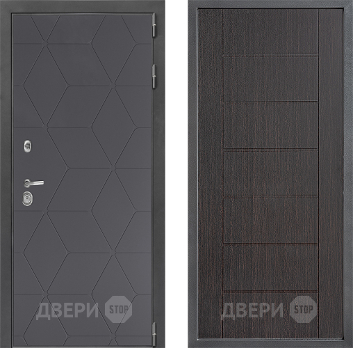 Входная металлическая Дверь Дверной континент ДК-3/744 ФЛ-Лайн Венге в Реутове