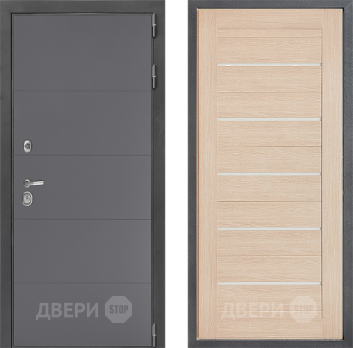 Входная металлическая Дверь Дверной континент ДК-3/649 ФЛ-46 Капучино в Реутове