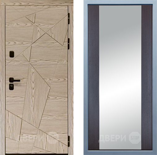 Входная металлическая Дверь Дива МД-97/1 Д-15 Зеркало Венге в Реутове