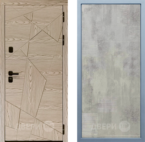 Входная металлическая Дверь Дива МД-97/1 Д-4 Бетон темный в Реутове