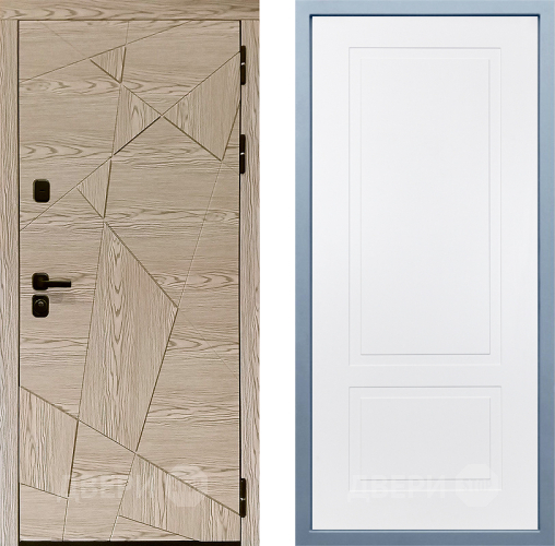 Входная металлическая Дверь Дива МД-97/1 Н-7 Белый в Реутове