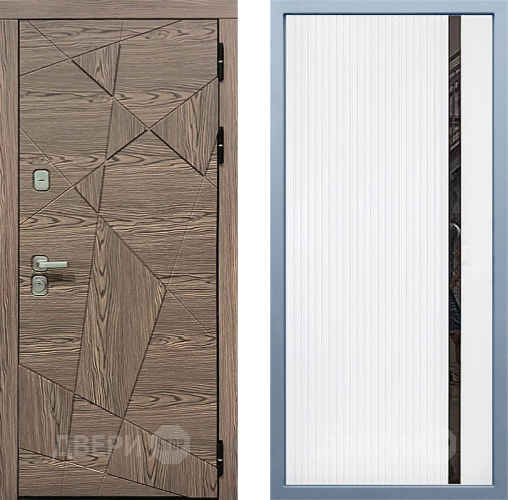 Входная металлическая Дверь Дива МД-97/2 МХ-46 Белый матовый в Реутове