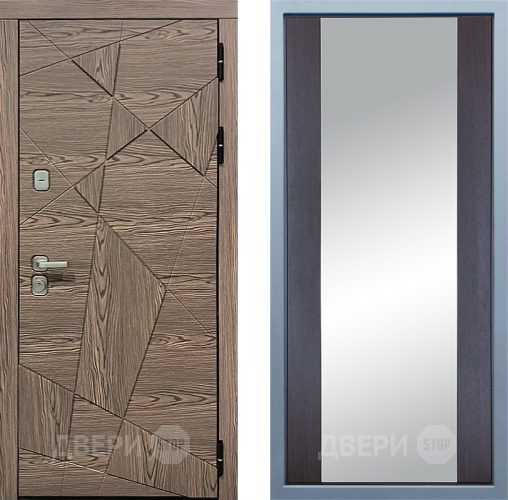 Входная металлическая Дверь Дива МД-97/2 Д-15 Зеркало Венге в Реутове