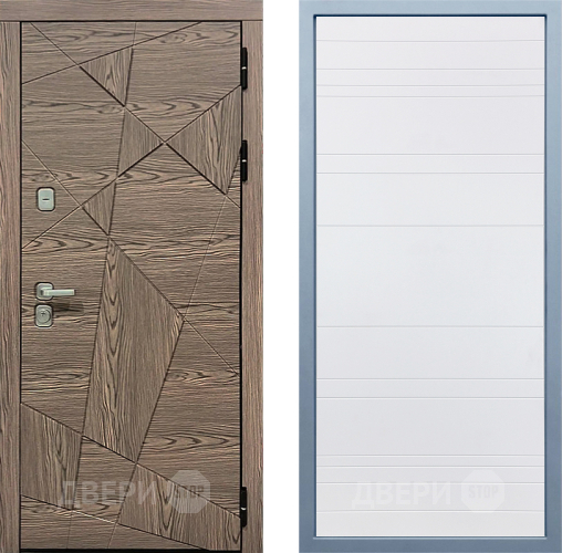 Входная металлическая Дверь Дива МД-97/2 Д-5 Белый в Реутове