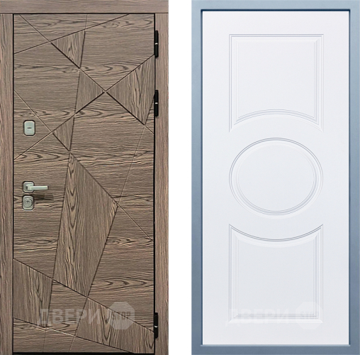 Входная металлическая Дверь Дива МД-97/2 Д-8 Белый в Реутове