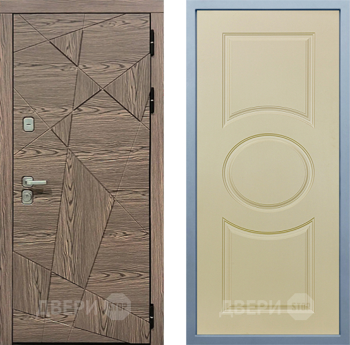 Входная металлическая Дверь Дива МД-97/2 Д-8 Шампань в Реутове