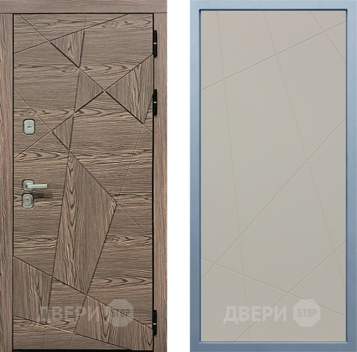 Входная металлическая Дверь Дива МД-97/2 Д-11 Шампань в Реутове