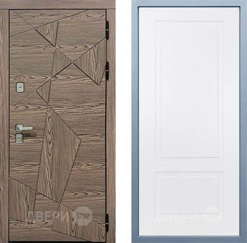 Входная металлическая Дверь Дива МД-97/2 Н-7 Белый в Реутове