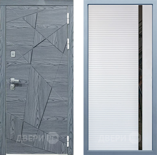 Дверь Дива МД-97/3 МХ-45 Белый матовый в Реутове