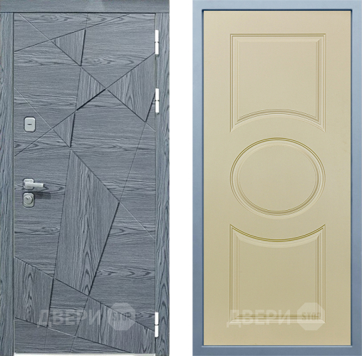 Входная металлическая Дверь Дива МД-97/3 Д-8 Шампань в Реутове