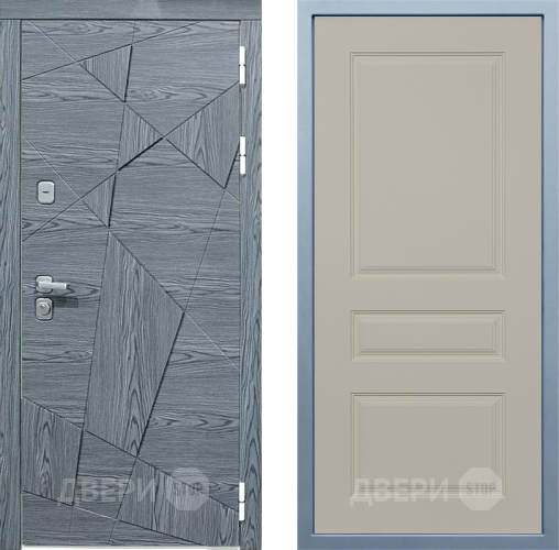 Входная металлическая Дверь Дива МД-97/3 Д-13 Шампань в Реутове