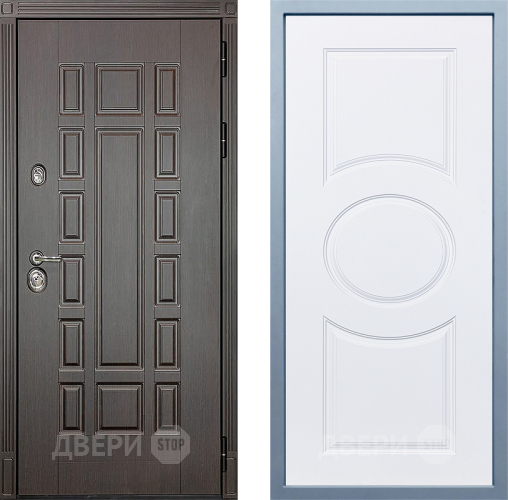 Входная металлическая Дверь Дива МД-38 Д-8 Белый в Реутове