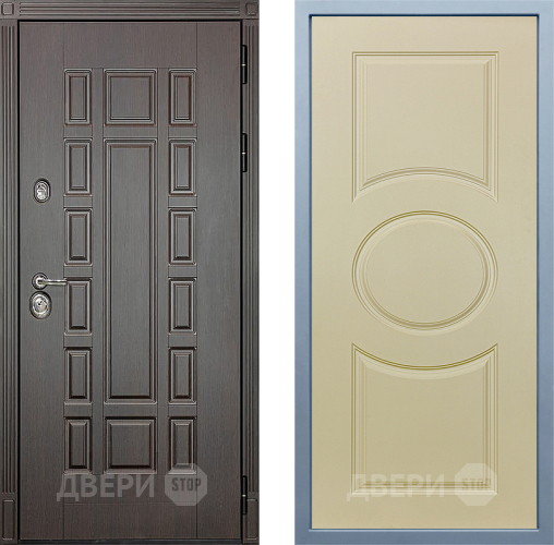 Входная металлическая Дверь Дива МД-38 Д-8 Шампань в Реутове