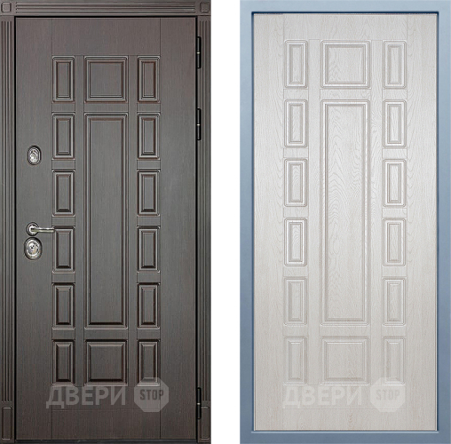 Входная металлическая Дверь Дива МД-38 М-2 Дуб филадельфия крем в Реутове