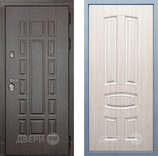 Входная металлическая Дверь Дива МД-38 М-3 Сандал белый в Реутове