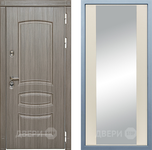 Входная металлическая Дверь Дива МД-42 Д-15 Зеркало Шампань в Реутове