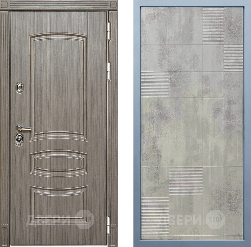 Входная металлическая Дверь Дива МД-42 Д-4 Бетон темный в Реутове