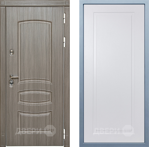 Входная металлическая Дверь Дива МД-42 Н-10 Белый в Реутове