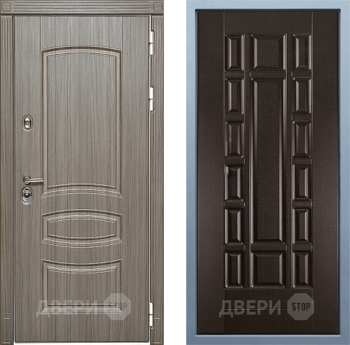 Входная металлическая Дверь Дива МД-42 М-2 Венге в Реутове