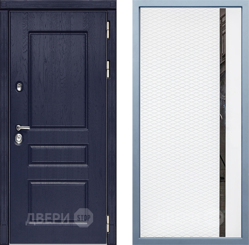 Входная металлическая Дверь Дива МД-45 МХ-47 Белый матовый в Реутове