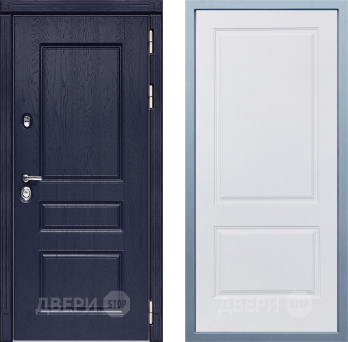 Входная металлическая Дверь Дива МД-45 Д-7 Белый в Реутове