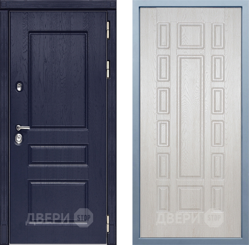 Входная металлическая Дверь Дива МД-45 М-2 Дуб филадельфия крем в Реутове