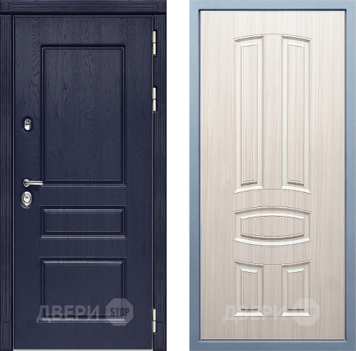 Входная металлическая Дверь Дива МД-45 М-3 Сандал белый в Реутове