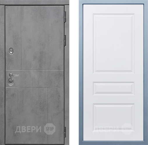 Входная металлическая Дверь Дива МД-48 Д-13 Белый в Реутове