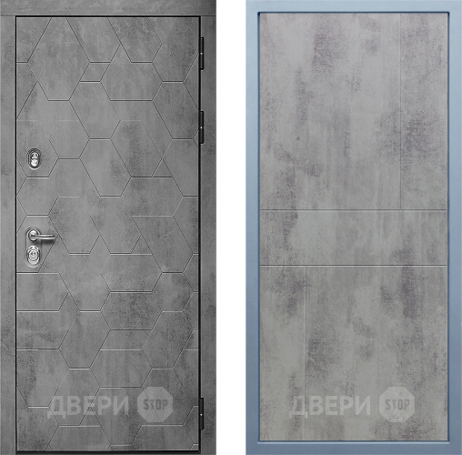 Входная металлическая Дверь Дива МД-51 М-1 Бетон темный в Реутове