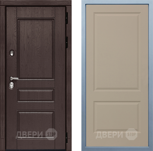 Входная металлическая Дверь Дива МД-90 Д-7 Шампань в Реутове