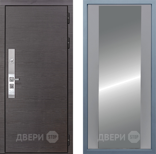 Входная металлическая Дверь Дива МХ-39 STR Д-15 Зеркало Силк Маус в Реутове