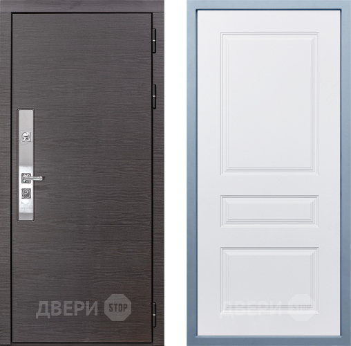 Входная металлическая Дверь Дива МХ-39 STR Д-13 Белый в Реутове