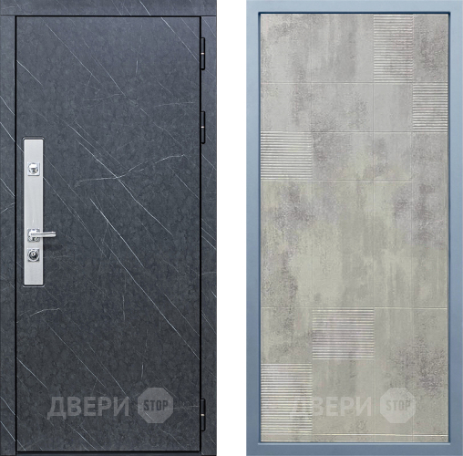 Входная металлическая Дверь Дива МХ-26 STR Д-4 Бетон темный в Реутове