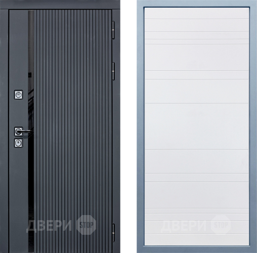 Входная металлическая Дверь Дива МХ-46 STR Д-5 Белый в Реутове