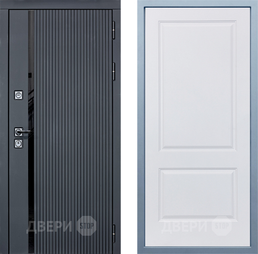 Входная металлическая Дверь Дива МХ-46 STR Д-7 Белый в Реутове