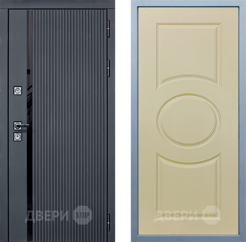 Входная металлическая Дверь Дива МХ-46 STR Д-8 Шампань в Реутове