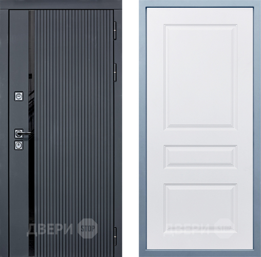 Входная металлическая Дверь Дива МХ-46 STR Д-13 Белый в Реутове