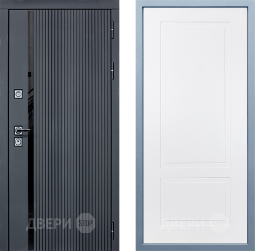 Входная металлическая Дверь Дива МХ-46 STR Н-7 Белый в Реутове