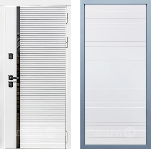 Входная металлическая Дверь Дива МХ-45 Белая STR Д-5 Белый в Реутове