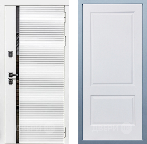 Входная металлическая Дверь Дива МХ-45 Белая STR Д-7 Белый в Реутове