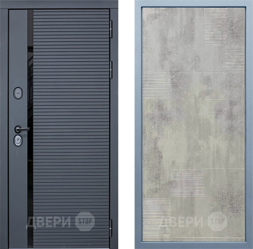 Дверь Дива МХ-45 STR Д-4 Бетон темный в Реутове