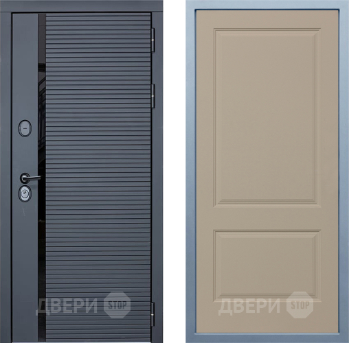 Входная металлическая Дверь Дива МХ-45 STR Д-7 Шампань в Реутове