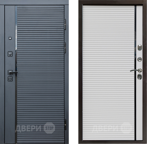 Входная металлическая Дверь Престиж Черная Линия Porte Белый в Реутове