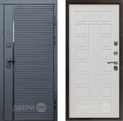 Входная металлическая Дверь Престиж Черная Линия Престиж Бежевый мат в Реутове