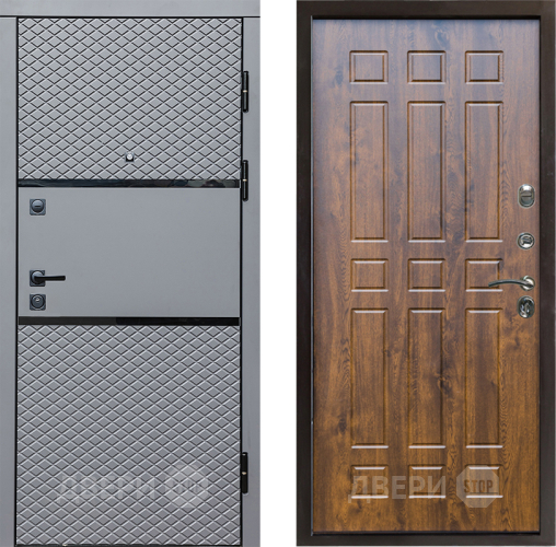 Входная металлическая Дверь Престиж Ромб Спарта Дуб в Реутове