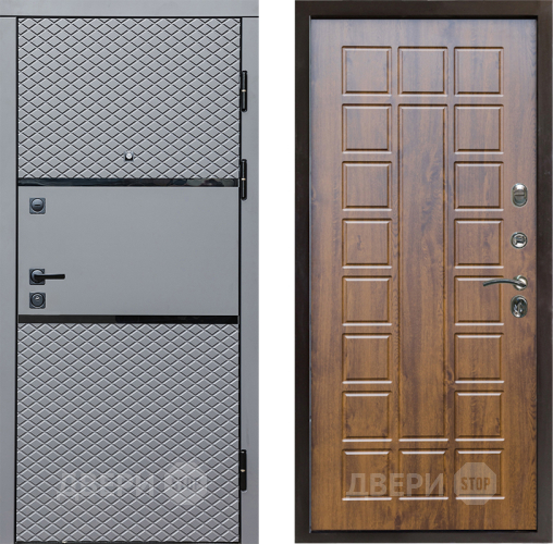 Входная металлическая Дверь Престиж Ромб Престиж Дуб в Реутове