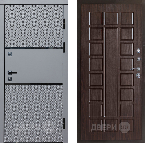 Входная металлическая Дверь Престиж Ромб Престиж Венге в Реутове