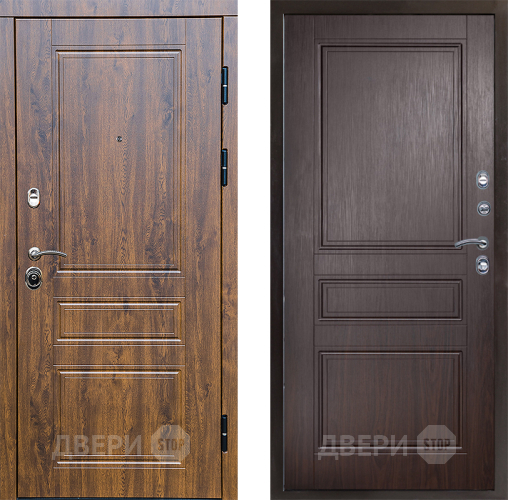 Входная металлическая Дверь Престиж Классика Дуб Классика Венге в Реутове